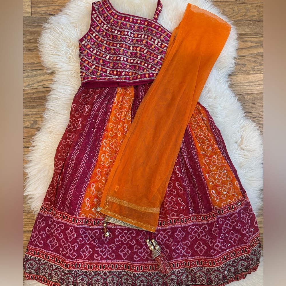 Indian ethnic lehenga, size 20, girls size 3-4 years